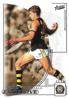 2002 Select AFL Exclusive #52 Greg Tivendale Front